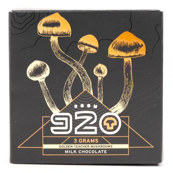 Room 920 – Mushroom Chocolate Bar - Milk Chocolate - 3 Grams | Organic Shroom Canada