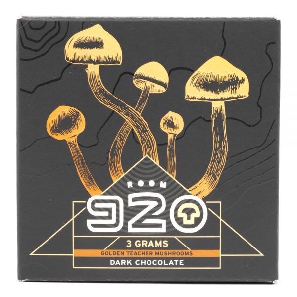 Room 920 – Mushroom Chocolate Bar - Dark Chocolate - 3 Grams | Organic Shroom Canada
