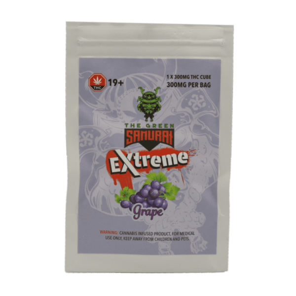 Green Samurai Extreme - Grape Gummy 300mg THC | Organic Shroom Canada