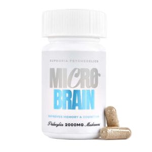 Euphoria Psychedelics – Micro Brain Capsules - (100mg X 20 Capsules) | Organic Shroom Canada