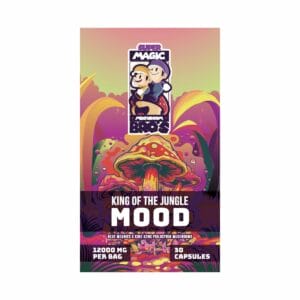 Super Magic Mushroom Bro’s - King of the Jungle MOOD - 400MG Capsules | Organic Shroom Canada